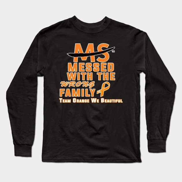 Team Orange We Beautiful Long Sleeve T-Shirt by TwNsane